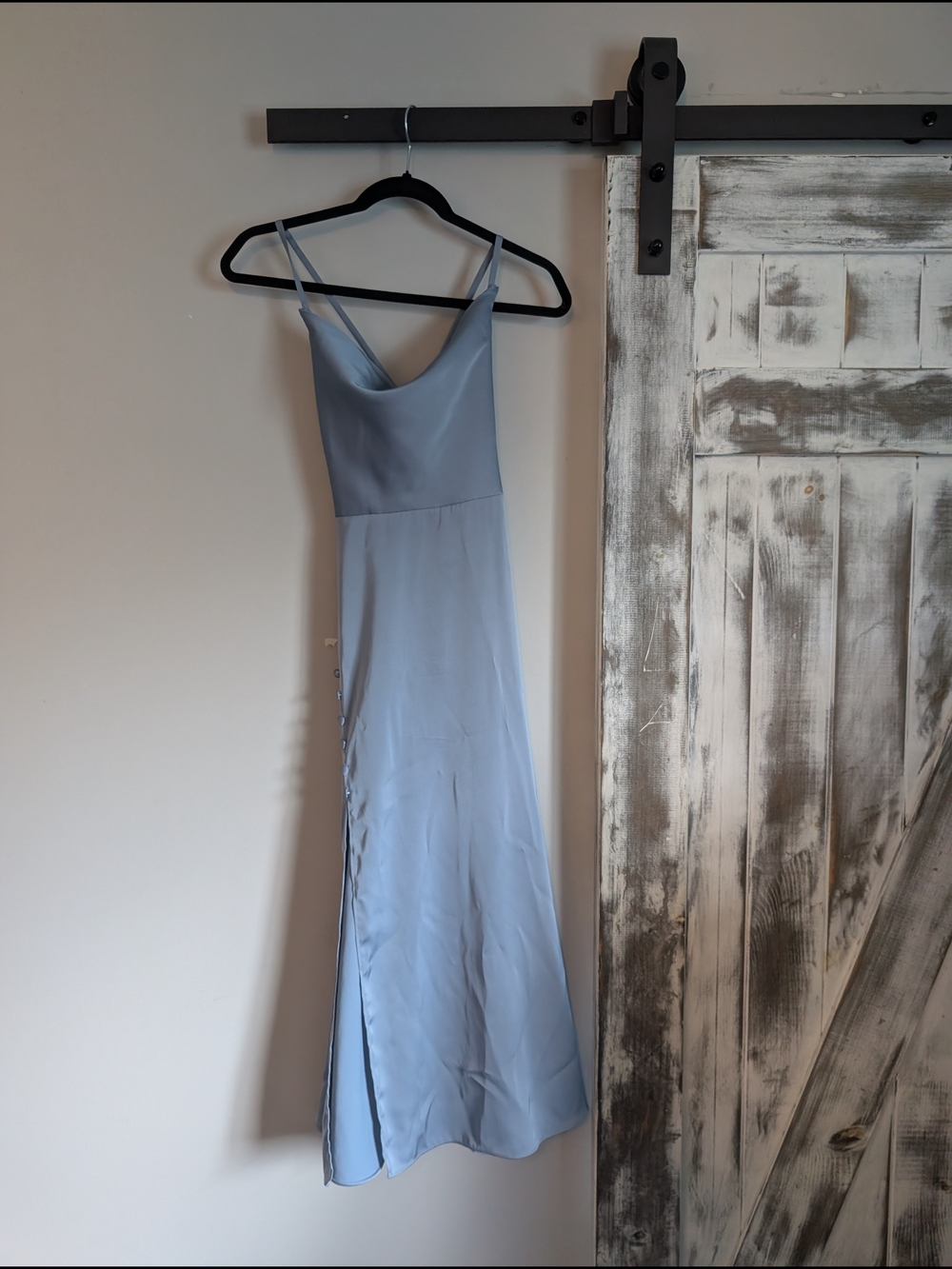 Azazie Bridesmaid Dress Dusty Blue